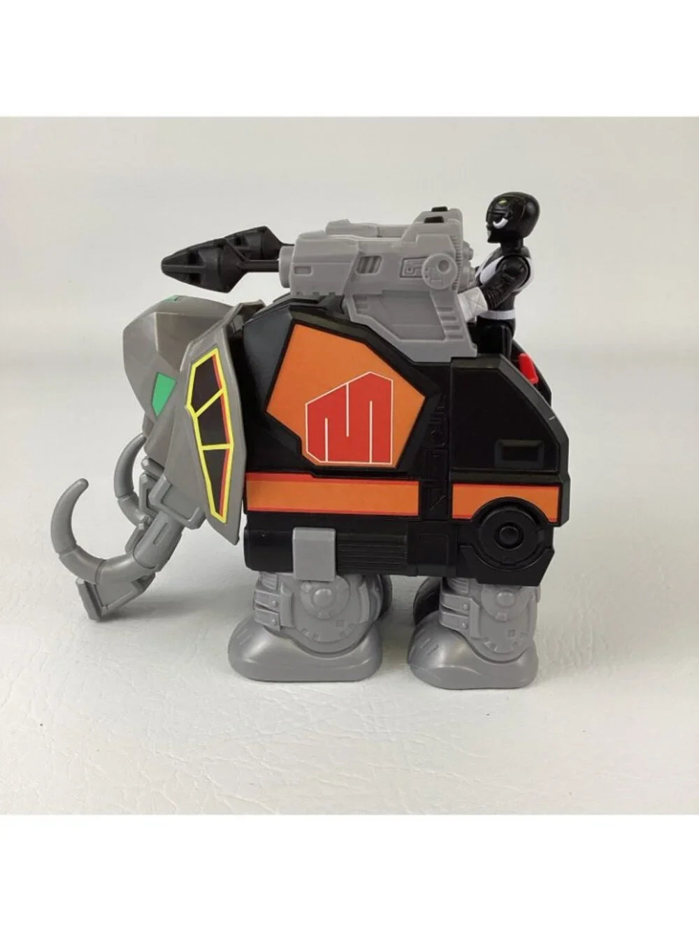 Imaginext Power Rangers Toy Figure Black Ranger Mammoth Figure Toy Fisher Price